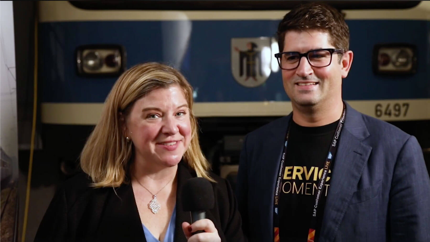 Jeannie Walters & Manuel Grencacher at SAP CX Live Munich